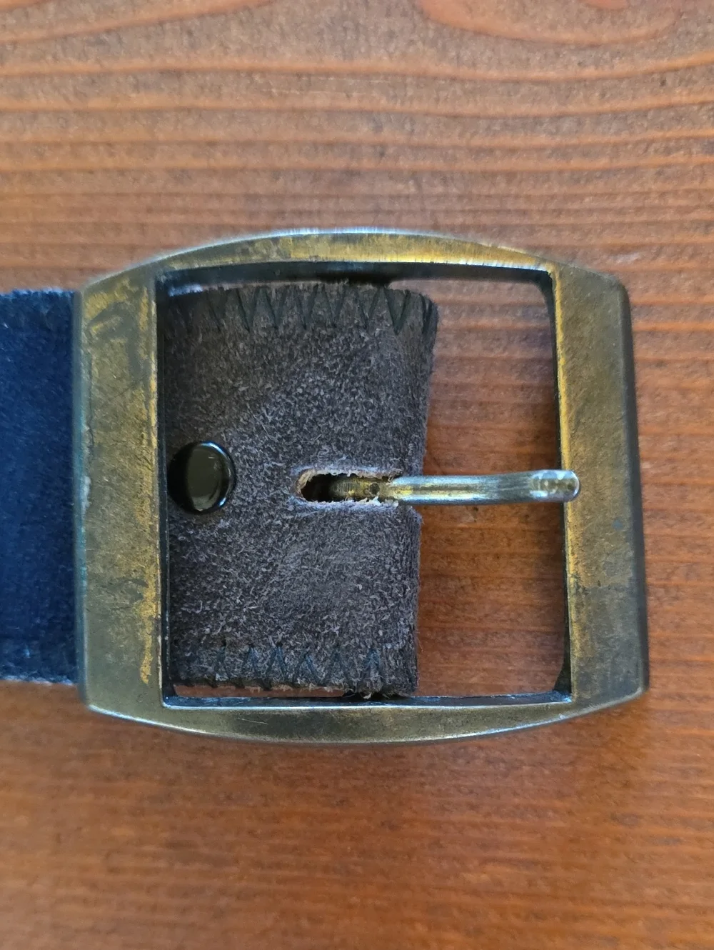 Vintage Patchwork Leather Suede Belt